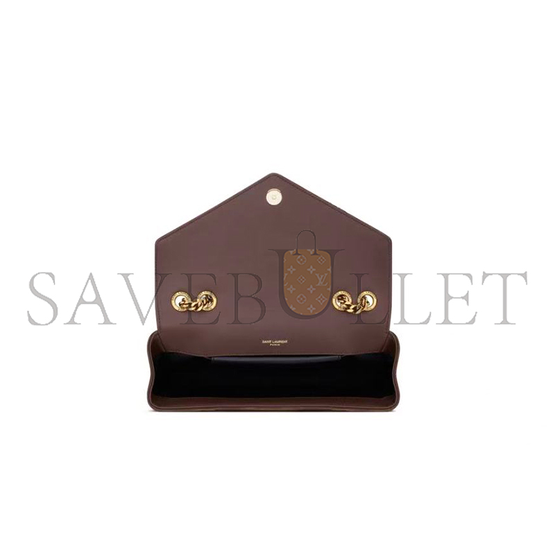 YSL LOULOU SMALL IN MATELASSÉ SUEDE 801437 (24*14*6cm)